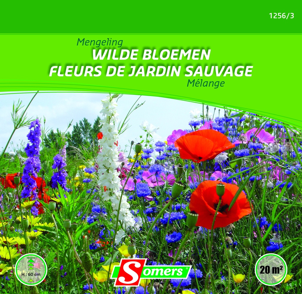 Mengeling wilde bloemen - ca 25 g / 20 m²
