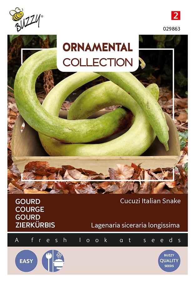 Sierkalebassen CUCUZI (Italian snake) - ca 2,5 g