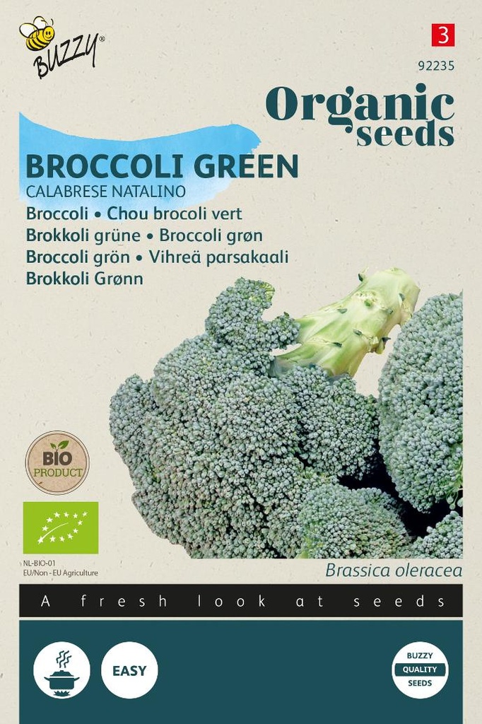 Broccoli GROENE CALABRESE (BIO) - ca 1,5 g