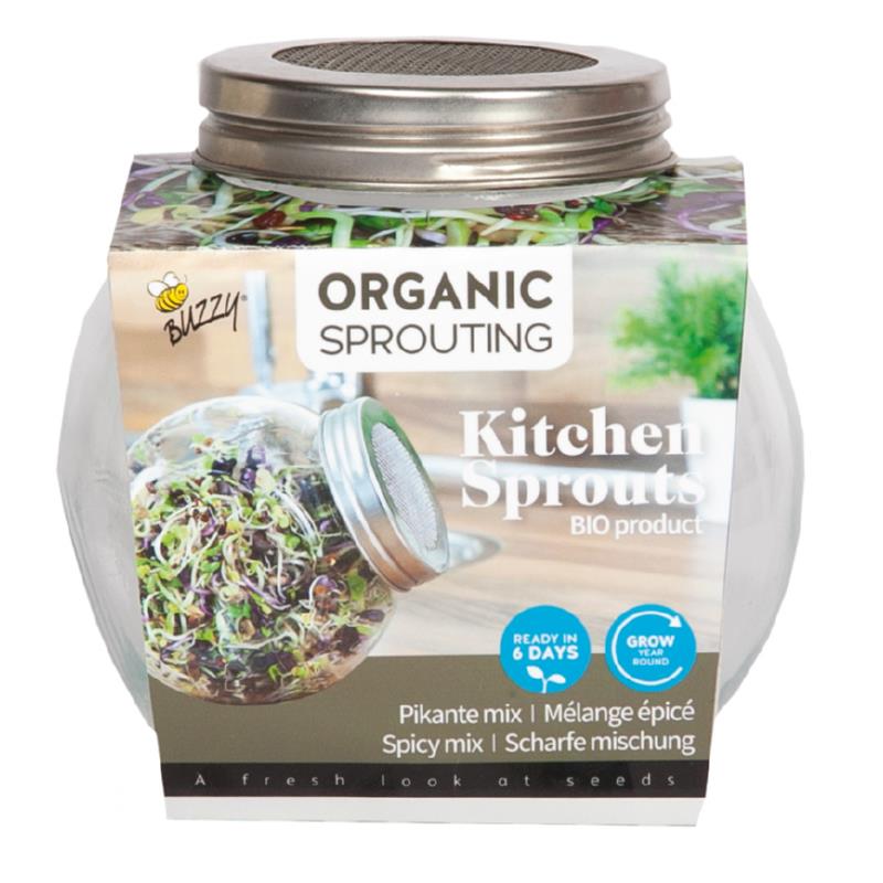 Organic Sprouting pot Pikante Salade (BIO) - ca 7,5g