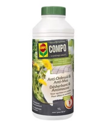 [10-008470] COMPO Anti-Onkruid & Anti-Mos Totale Onkruidbestrijder Concentraat - 1L