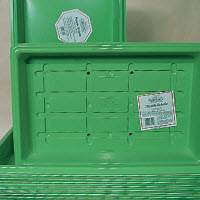 [12-008941] Zaai- en transportbakken - onderschaal zonder gaten - groen