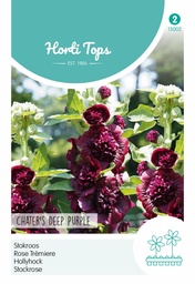 [02-015002] Althaea, Stokroos CHATER'S DEEP PURPLE - ca 0,25 g