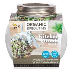 [02-085381] Organic Sprouting pot Pikante Salade (BIO) - ca 7,5g